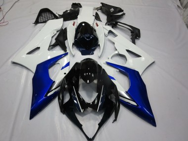 Weiß & Blau 05-06 Suzuki GSXR 1000 Verkleidung