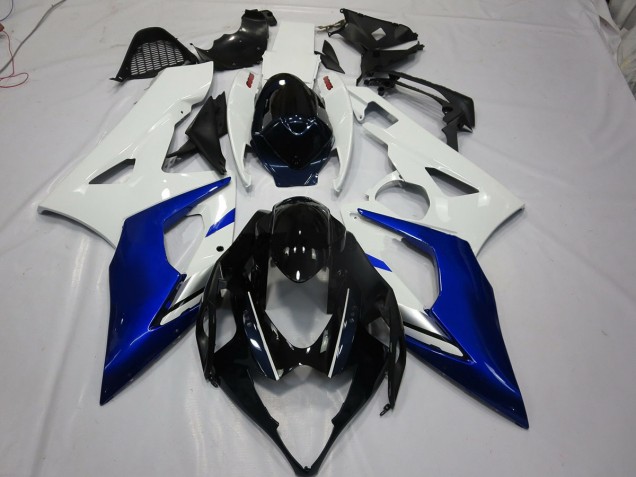 Weiß & Blau 05-06 Suzuki GSXR 1000 Verkleidung