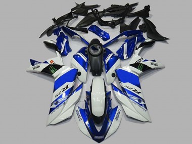 Weiß & Blau 15-18 Yamaha R3 Verkleidung