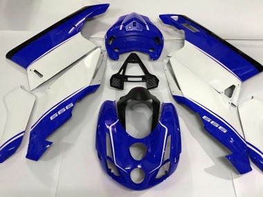 Weiß Blau & Schwarz 03-04 Ducati 749 999 Verkleidung