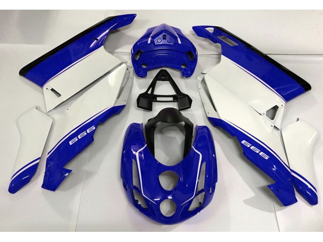 Weiß Blau & Schwarz 03-04 Ducati 749 999 Verkleidung