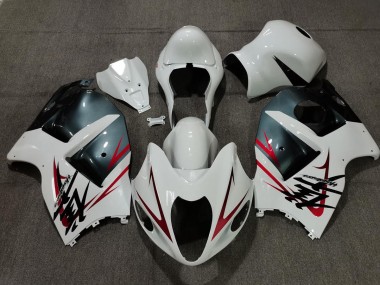 Weiß Hellblau & Rot 97-07 Suzuki GSXR 1300 Verkleidung