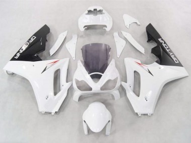 Weiß Mit Schwarzen Unterteilen 06-08 Triumph Daytona 675 Verkleidung