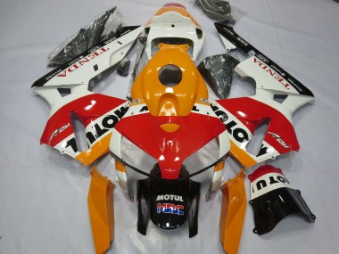 Weiß Repsol 05-06 Honda CBR600RR Verkleidung
