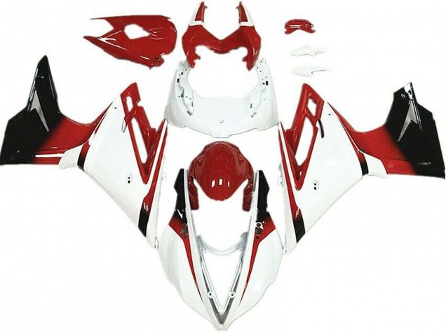 Weiß & Rot 13-16 Triumph Daytona 675 Verkleidung