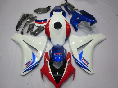 Weiß Rot & Blau 08-11 Honda CBR1000RR Verkleidung