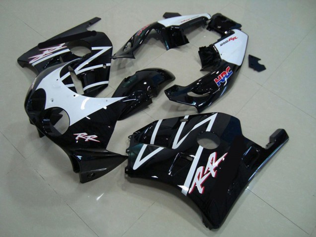 Weiß Schwarz HRC 90-98 Honda CBR250RR Verkleidung