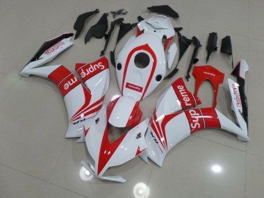 Weiß Supreme 12-16 Honda CBR1000RR Verkleidung