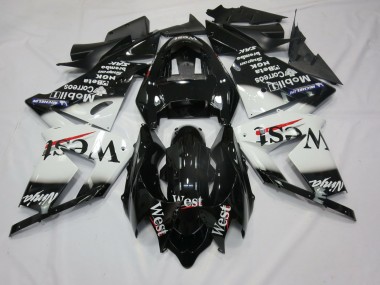 Weiß West 04-05 Kawasaki ZX10R Verkleidung