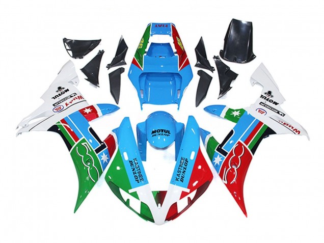500 Hellblau 02-03 Yamaha R1 Verkleidung
