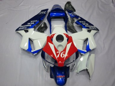 76 Weiß & Rot 03-04 Honda CBR600RR Verkleidung