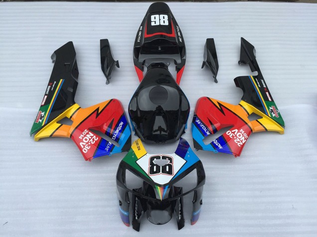 86 Schwarz & Rot 05-06 Honda CBR600RR Verkleidung