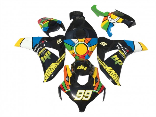 99 Mehrfarbig 08-11 Honda CBR1000RR Verkleidung