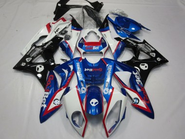 Alien Blau & Weiß 09-14 BMW S1000RR Verkleidung