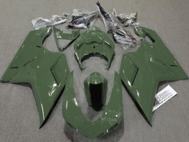 Armeegrün Glänzend 07-14 Ducati 848 1098 1198 Verkleidung