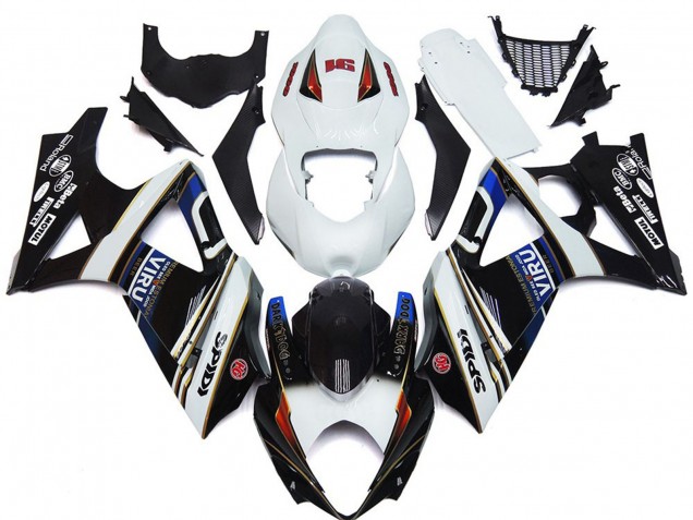 Benutzerdefiniert VIRU Stil 07-08 Suzuki GSXR 1000 Verkleidung