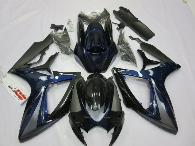 Blau & Grau 06-07 Suzuki GSXR 600-750 Verkleidung