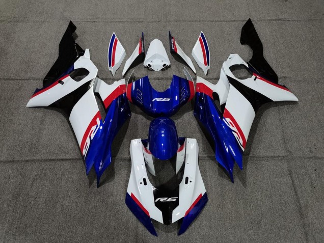 Blauweiß & Rot 17-21 Yamaha R6 Verkleidung