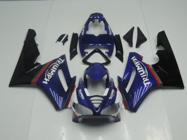 Blau & Rot Glänzend 09-12 Triumph Daytona 675 Verkleidung