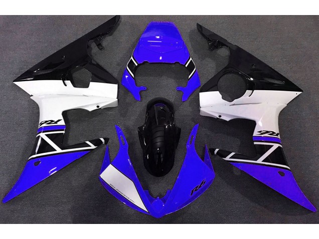 Blauweiß & Schwarz 03-04 Yamaha R6 Verkleidung