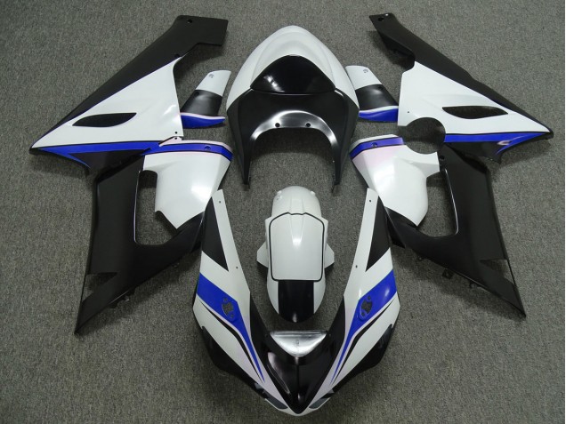 Blauweiß & Schwarz 05-06 Kawasaki ZX6R Verkleidung