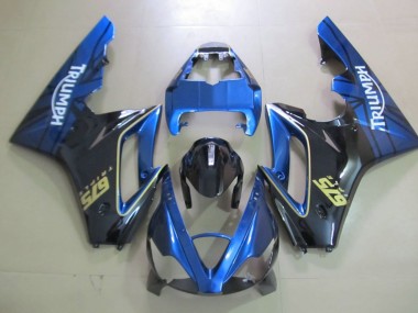 Blau & Schwarz 06-08 Triumph Daytona 675 Verkleidung