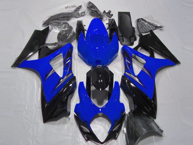 Blau & Schwarz 07-08 Suzuki GSXR 1000 Verkleidung