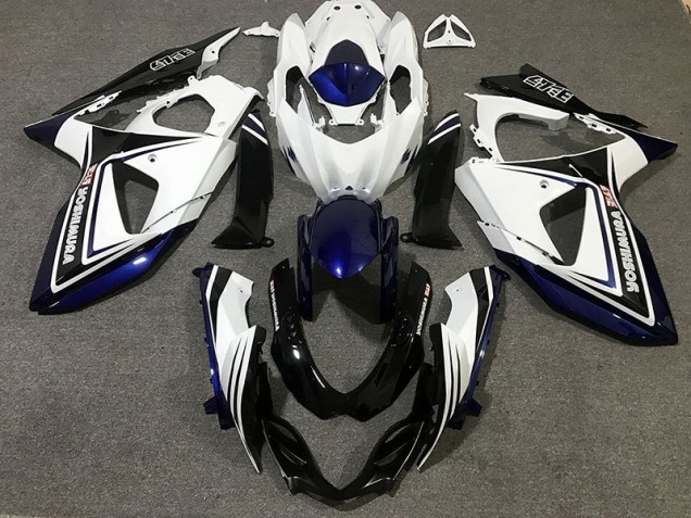 Blau Schwarz & Weiß 09-16 Suzuki GSXR 1000 Verkleidung