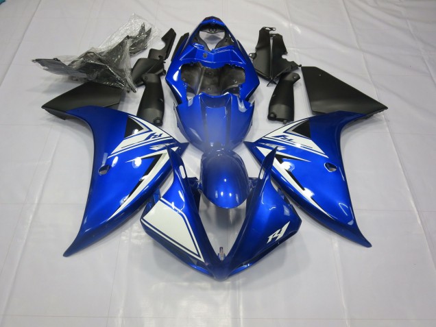 Blau & Schwarz 12-14 Yamaha R1 Verkleidung