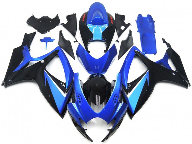 Blau & Schwarz Special 06-07 Suzuki GSXR 600-750 Verkleidung