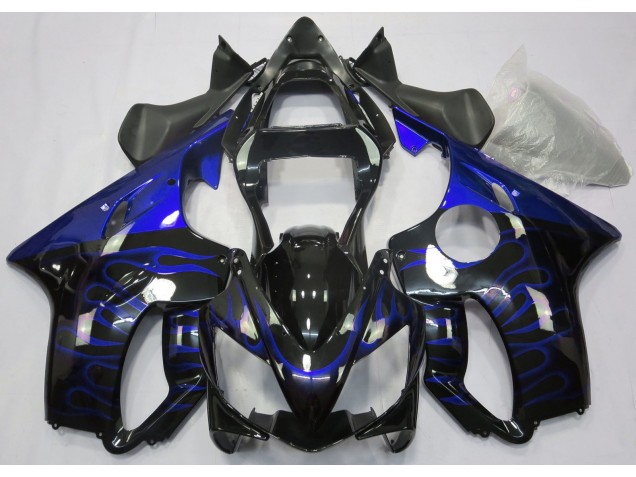 Blaue Flamme 01-03 Honda CBR600 F4i Verkleidung