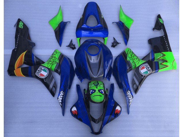 Blauer & Grüner Hai 07-08 Honda CBR600RR Verkleidung