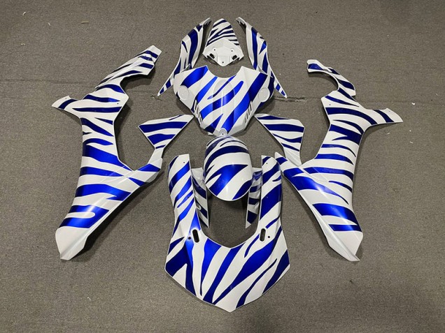 Blaues Zebra 15-19 Yamaha R1 Verkleidung