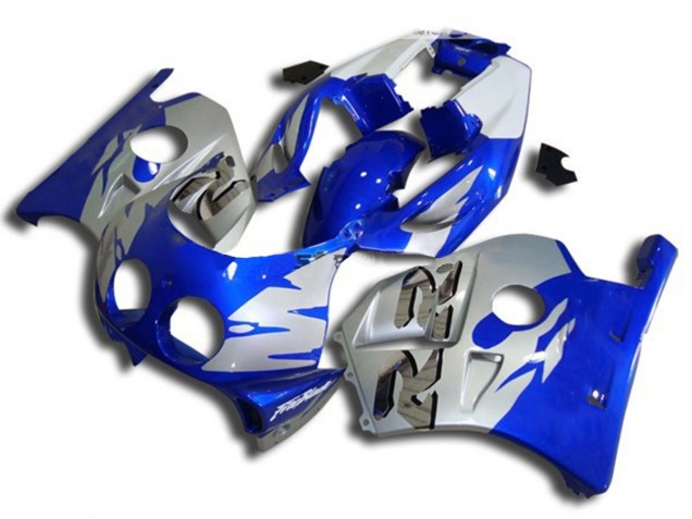 Blausilber & Weiß 90-98 Honda CBR250RR Verkleidung