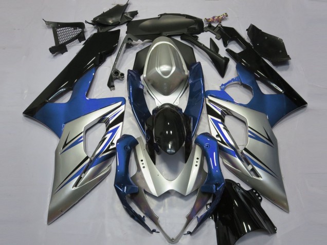 Blausilber & Schwarz 05-06 Suzuki GSXR 1000 Verkleidung
