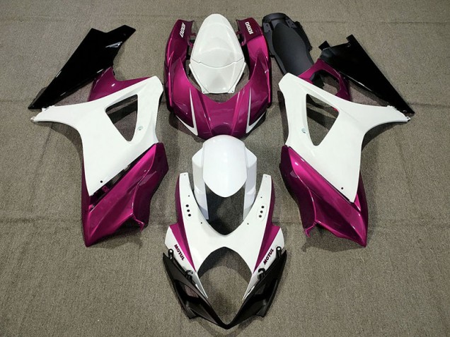 Custom Design Pink 07-08 Suzuki GSXR 1000 Verkleidung