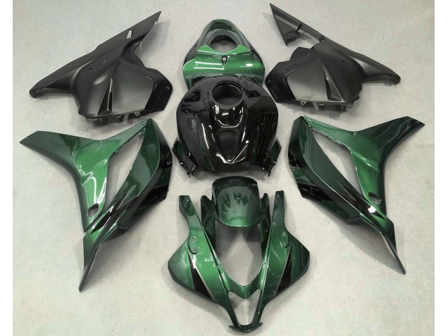Dunkelgrün Mit Schwarz 09-12 Honda CBR600RR Verkleidung