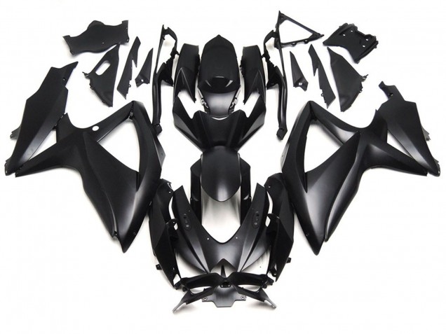 Dunkelmatt Schwarz 08-10 Suzuki GSXR 600-750 Verkleidung
