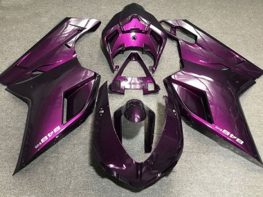 Dunkelpink 07-14 Ducati 848 1098 1198 Verkleidung
