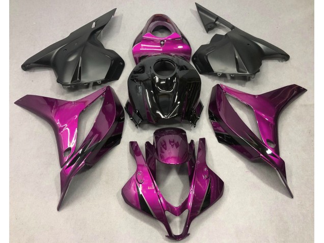 Dunkelrosa Mit Schwarz 09-12 Honda CBR600RR Verkleidung