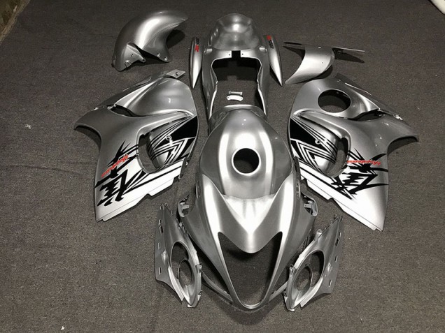 Flüssiges Silber & Rot 08-20 Suzuki GSXR 1300 Verkleidung