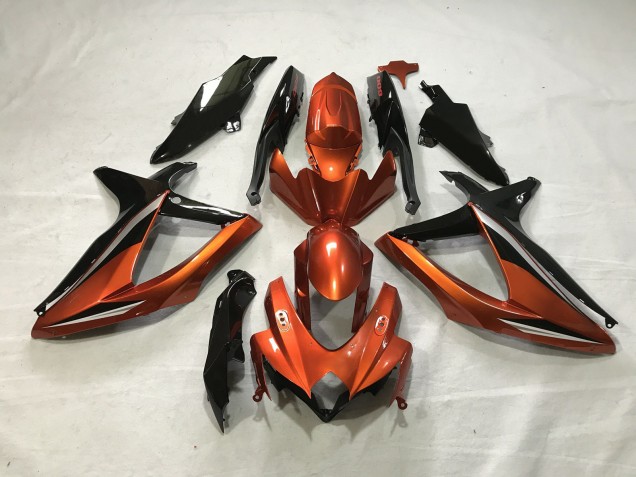 Gebranntes Orange 08-10 Suzuki GSXR 600-750 Verkleidung