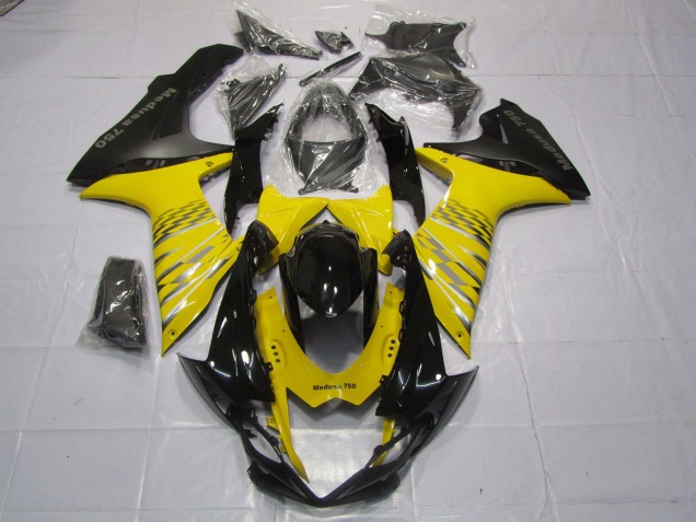 Gelb Matt Schwarz 11-24 Suzuki GSXR 600-750 Verkleidung
