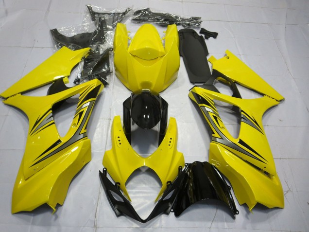 Gelb OEM Stil 07-08 Suzuki GSXR 1000 Verkleidung