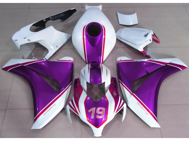 Glanz Lila & Weiß 08-11 Honda CBR1000RR Verkleidung