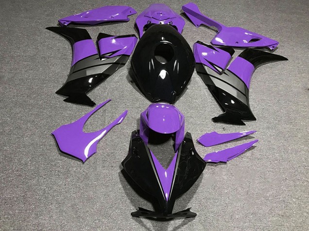 Glanz Lila Schwarz & Grau 12-16 Honda CBR1000RR Verkleidung