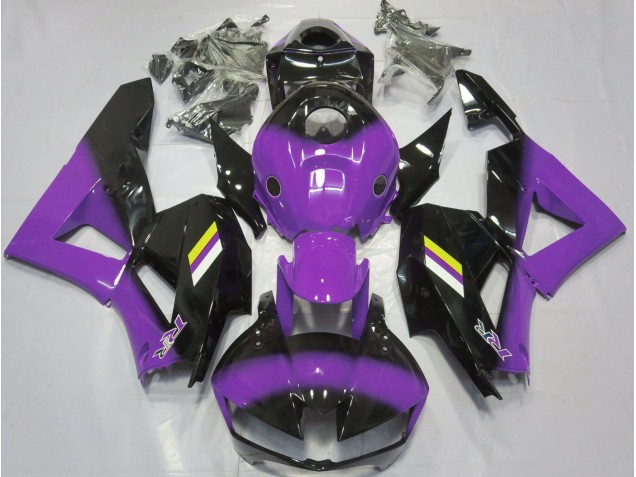 Glanz Lila & Schwarz Verblassend 13-23 Honda CBR600RR Verkleidung