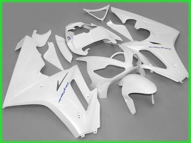 Glänzend Weiß 06-08 Triumph Daytona 675 Verkleidung