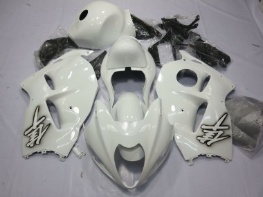 Glänzend Weiß 97-07 Suzuki GSXR 1300 Verkleidung