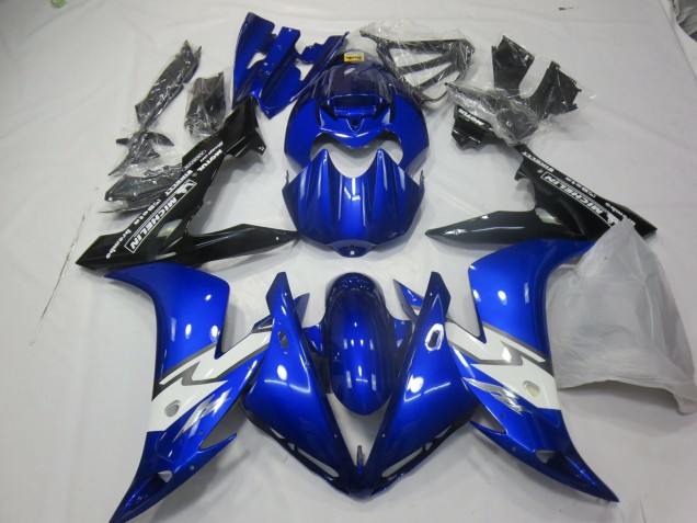 Glänzend Blau Weiß 04-06 Yamaha R1 Verkleidung